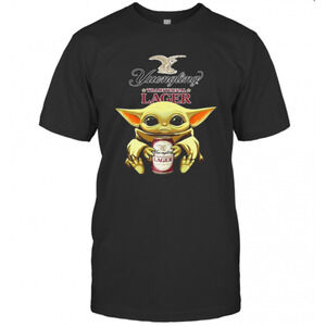 Baby Yoda Hug Yuengling Lager Beer Star Wars T-Shirt